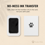 No-mess ink transfer feature card
